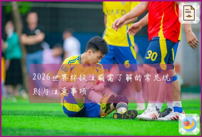 2026世界杯投注前需了解的常见规则与注意事项