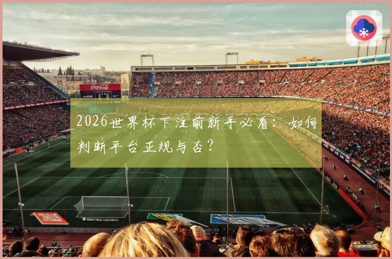 2026世界杯下注前新手必看：如何判断平台正规与否？